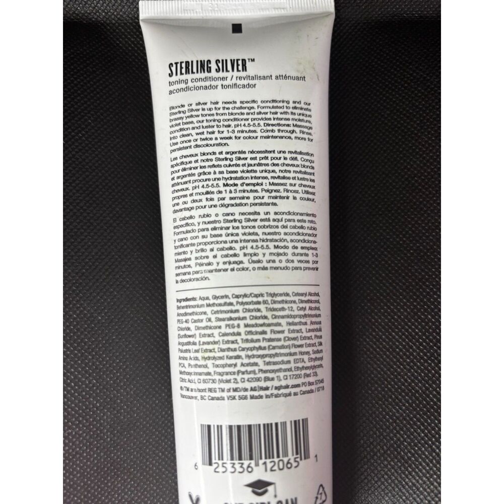 AG Hair Sterling Silver - Toning Conditioner 6 Oz - Picture 4 of 4